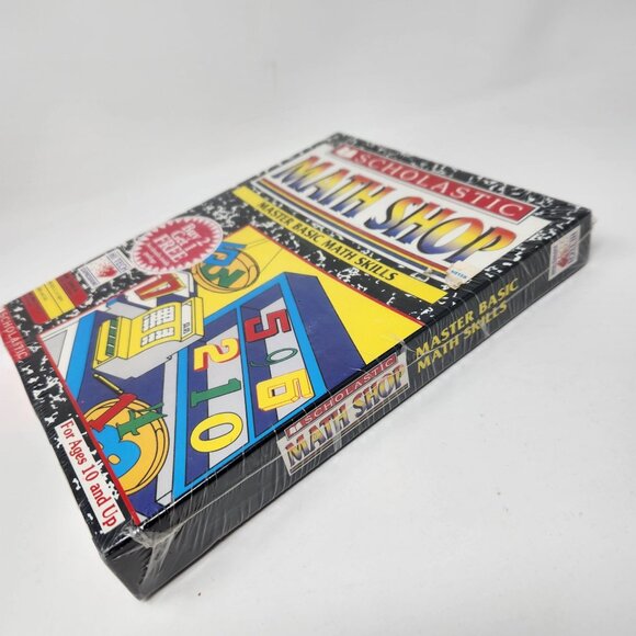 Vintage Scholastic Math Shop Sealed Master Math Skills, Floppy Disc Software - Picture 5 of 8